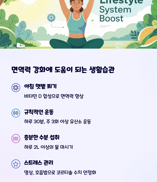 면역력이 떨어졌을때 증상