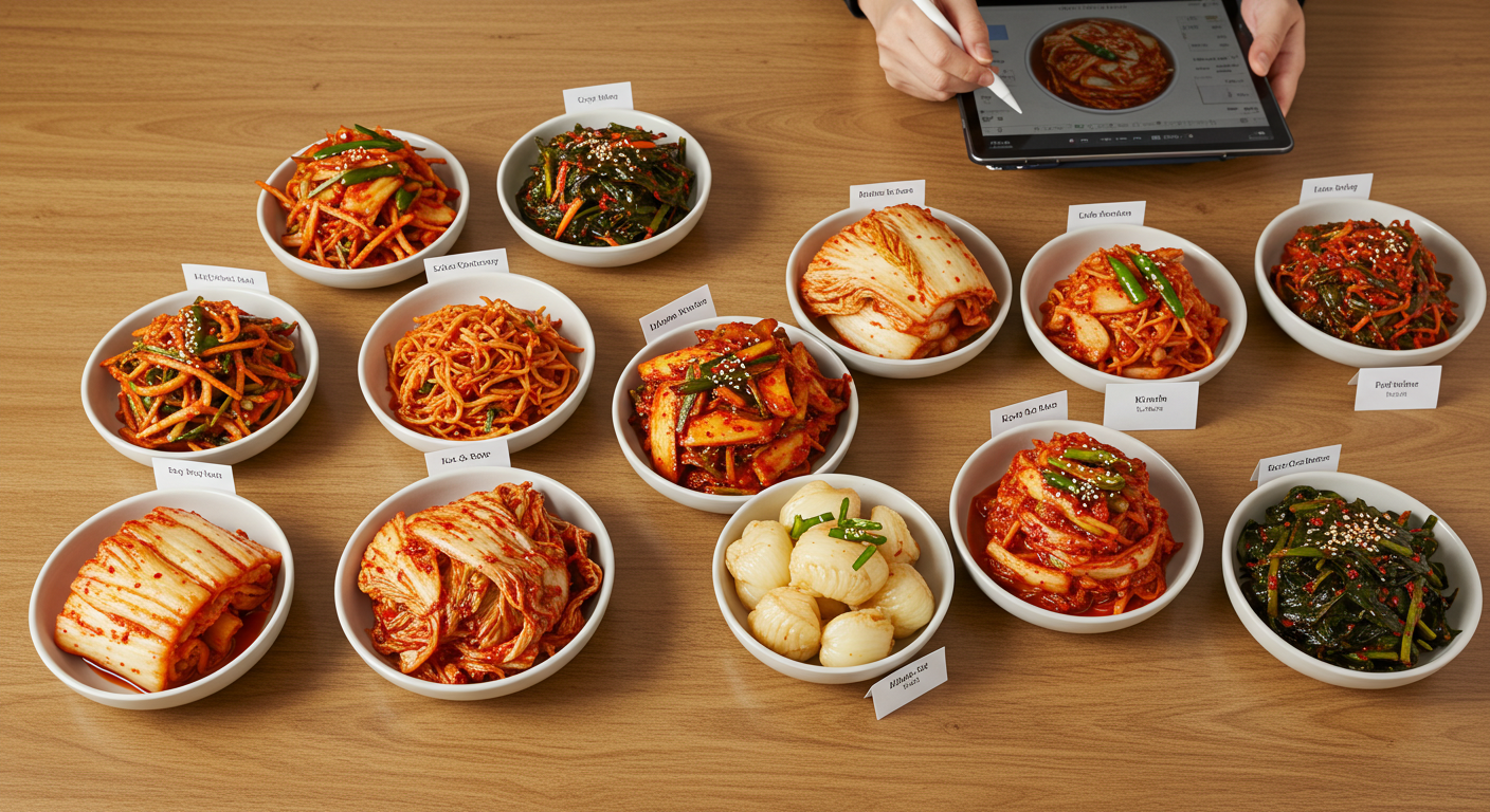 김치품평 가스발생 숙성일수 식감샤프