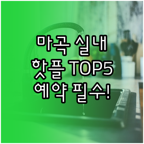 강서구 마곡지구 실내 핫플레이스 5곳..