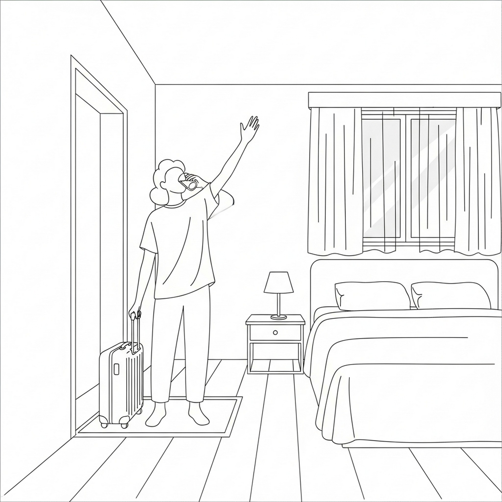 도착 후 회복 루틴