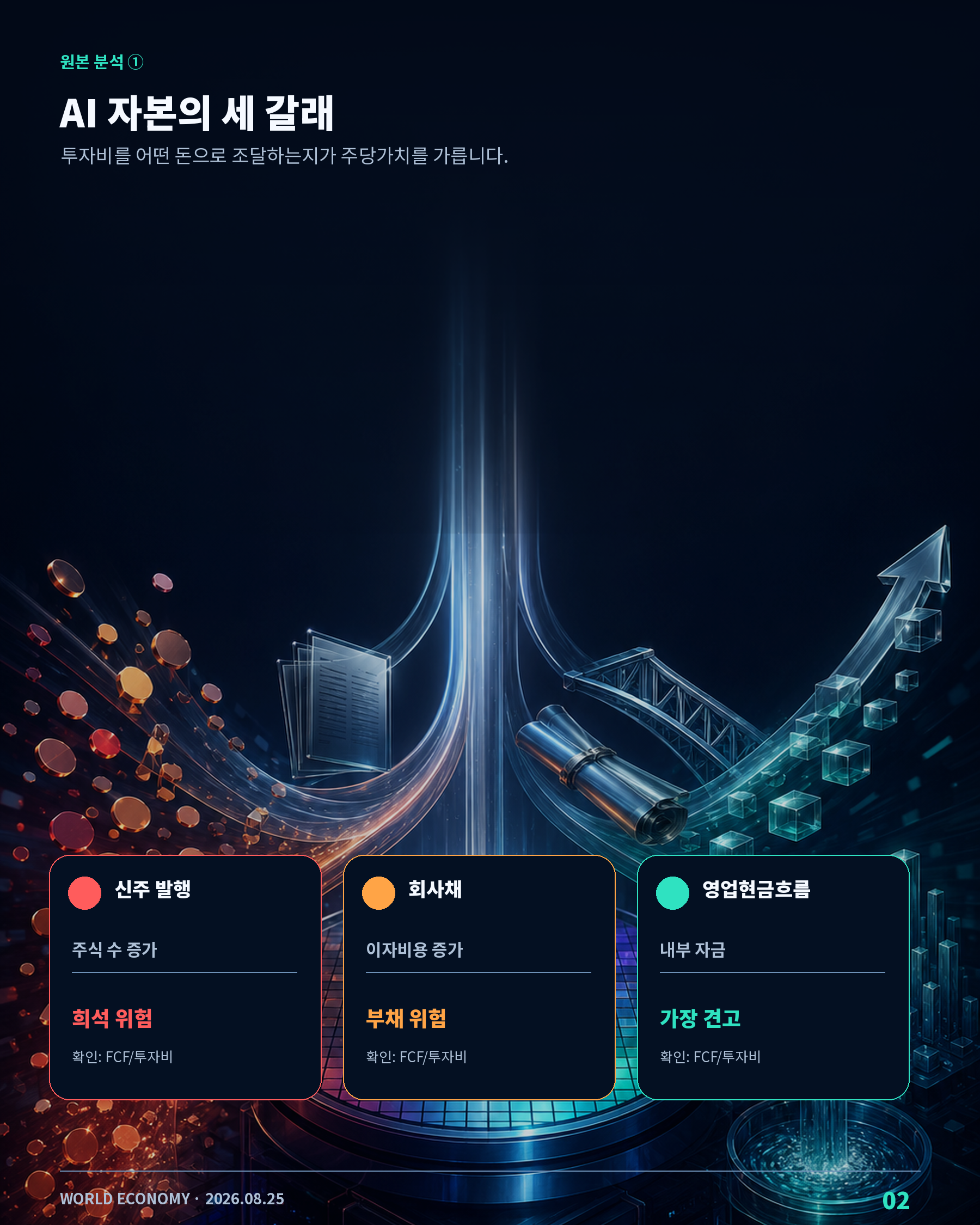 AI 투자 자금조달에서 매출과 자유현금흐름까지 이어지는 자본 순환 구조