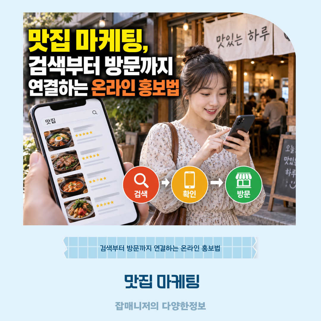 맛집 마케팅, 검색부터 방문까지 연결하는 온라인 홍보법
