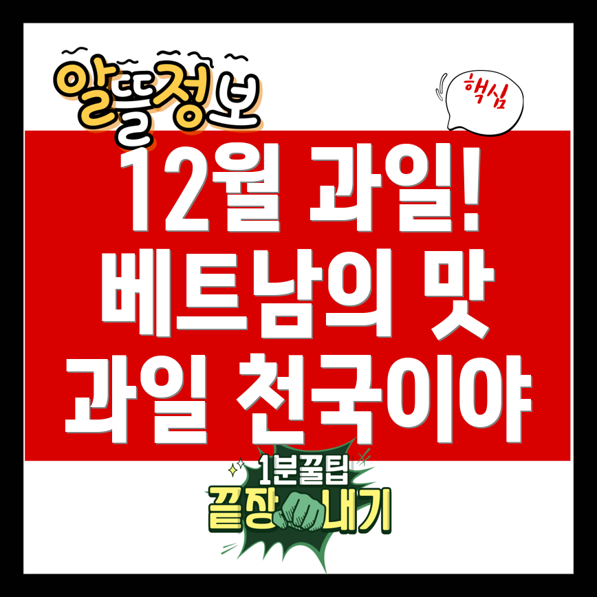 베트남 제철 과일