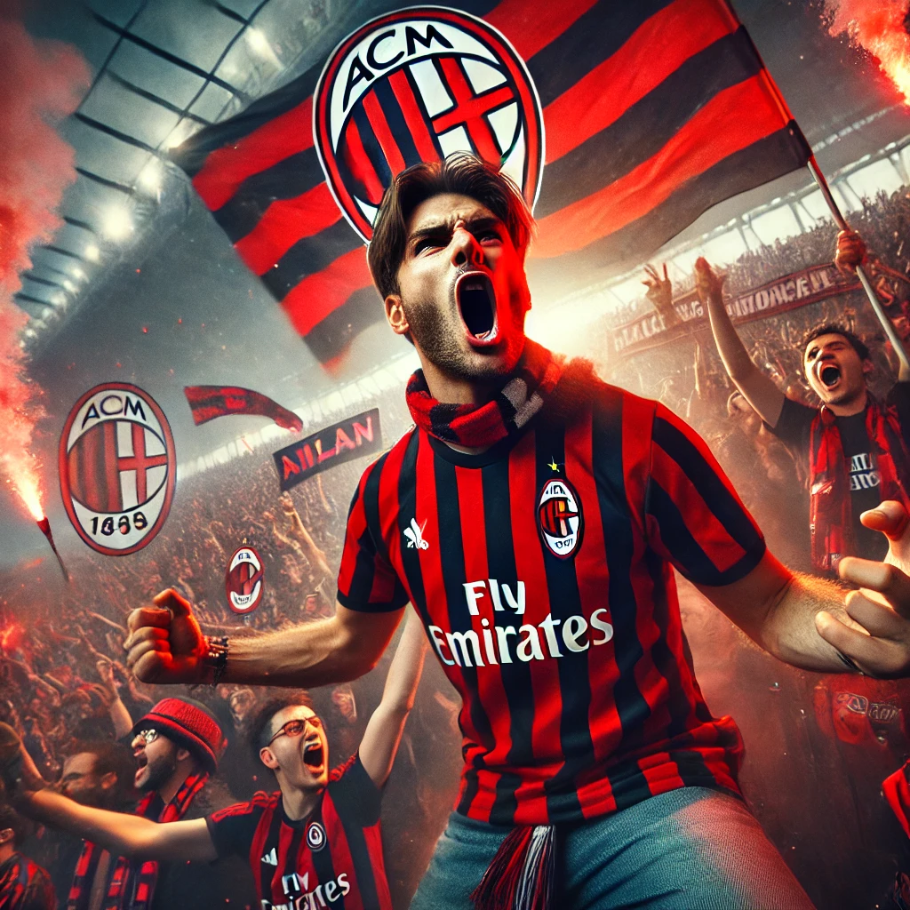 AC밀란 서포터 이미지