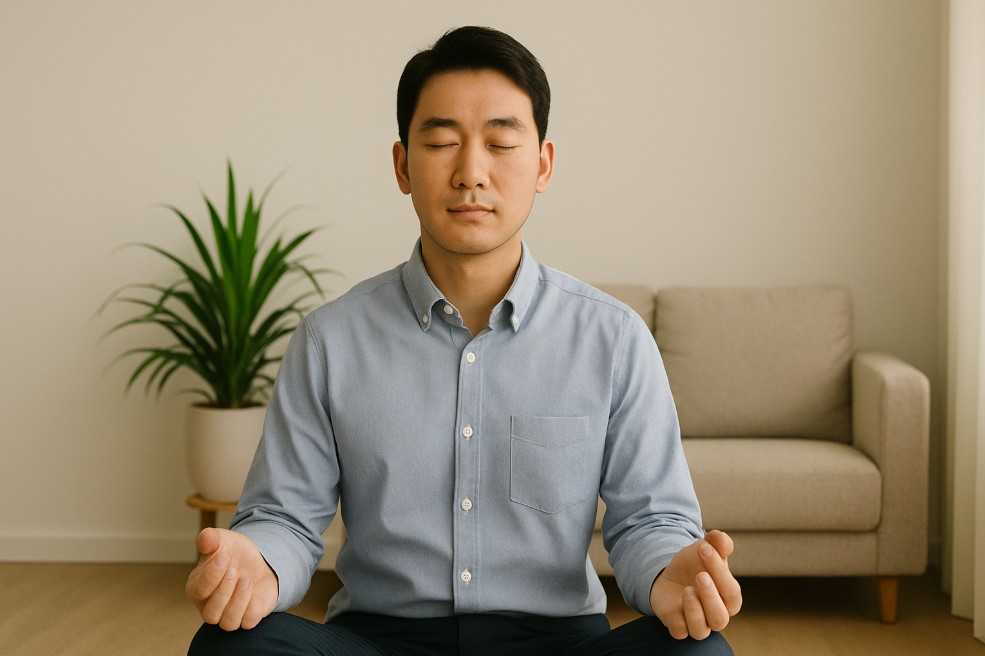 하루 10분 스트레스 감소 명상 실천법 관련 사진