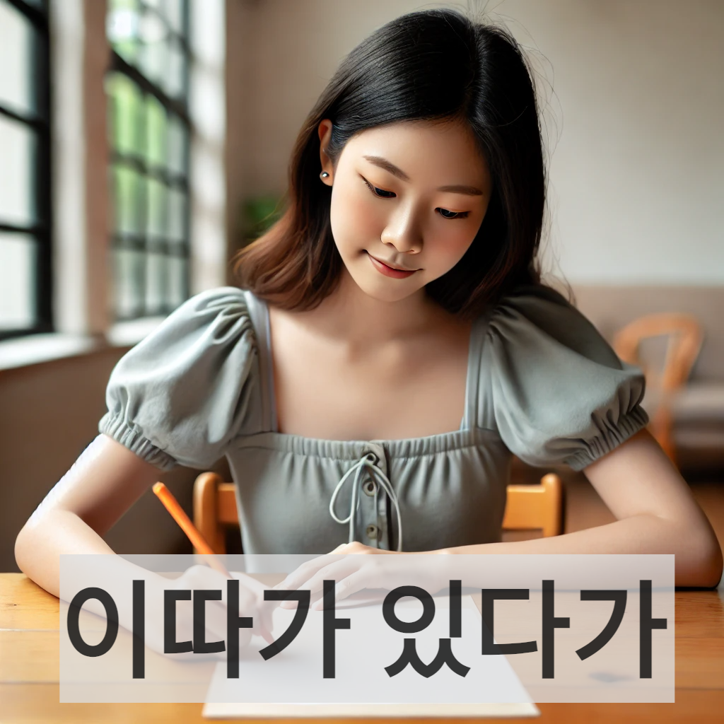 이따가 있다가