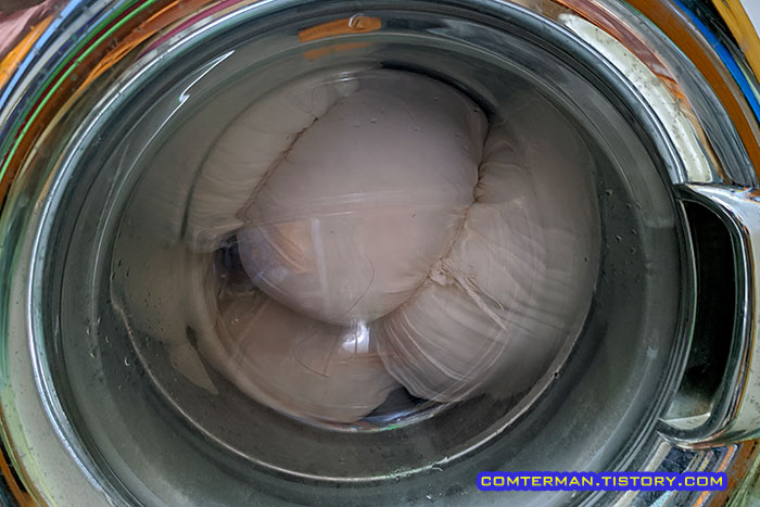 솜베게 세탁기 탈수 강도