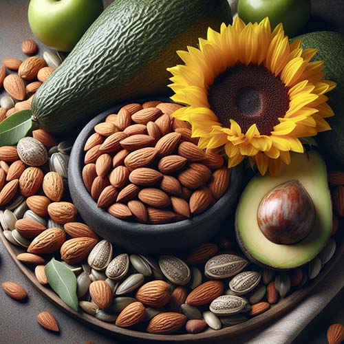 아몬드-해바라기씨-아보카도
