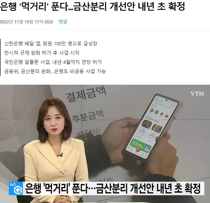 금산분리완화