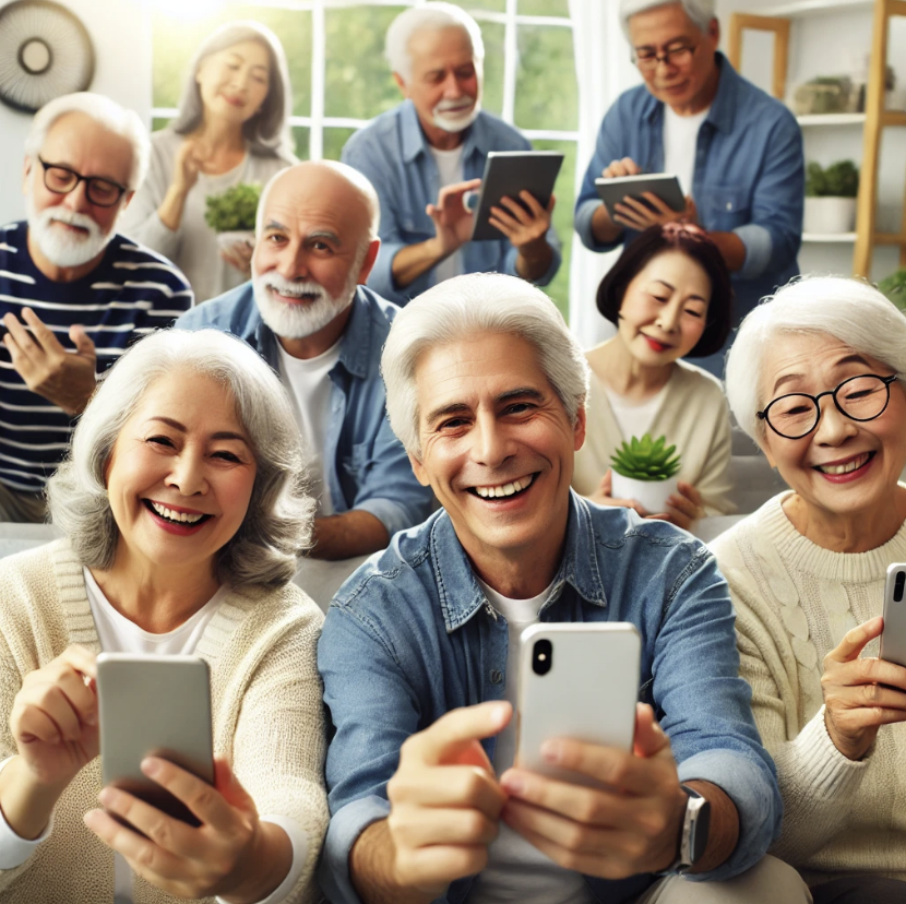 시니어 SNS 시작하기