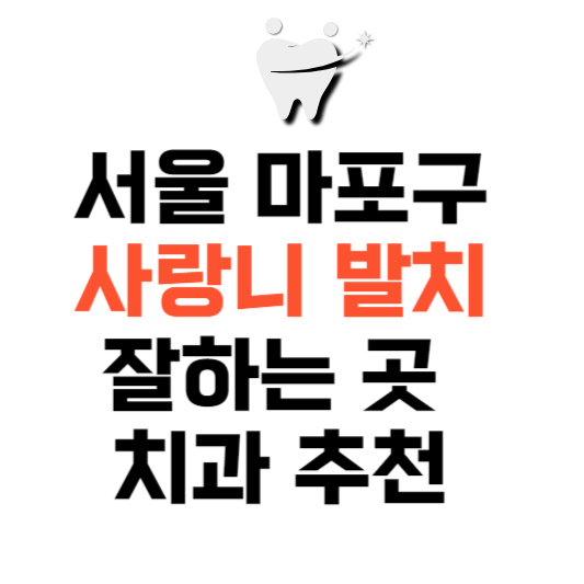 서울 마포구 사랑니 치과 발치 잘하는 곳 추천 매복 가격 비용.png