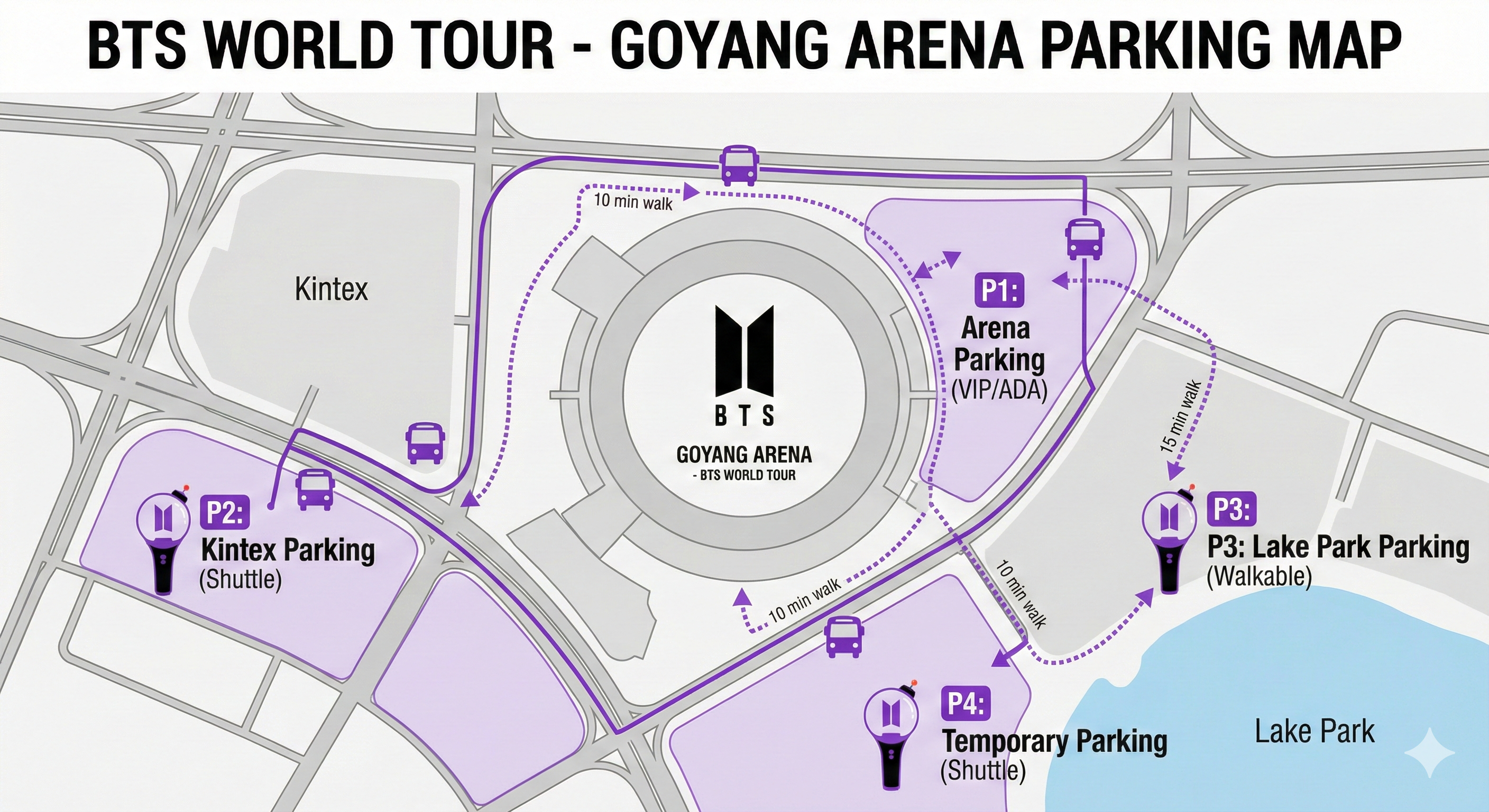 고양 아레나 콘서트 주차장 만차 시 대안 주차장 위치 및 요금 정보