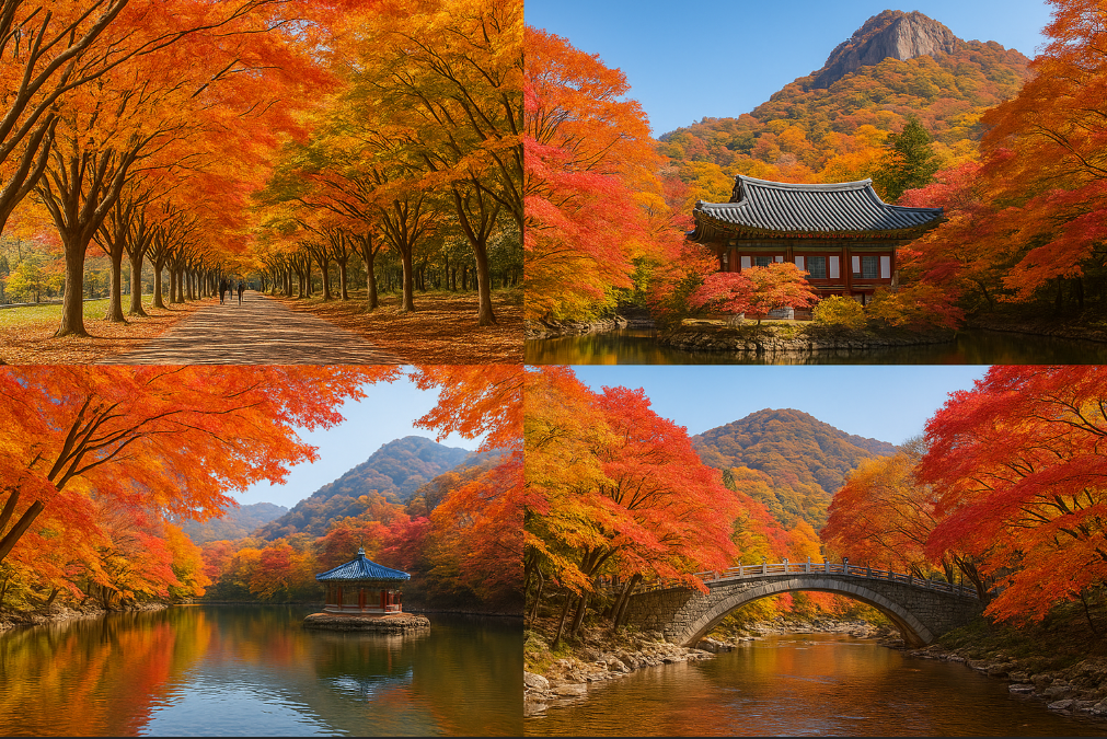 가을 단풍 명소 5곳, 지금 가야 놓치지 않는 곳은?