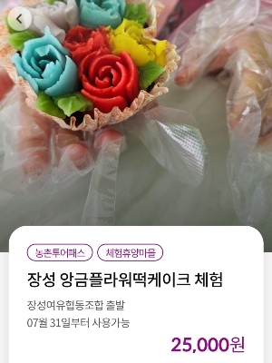 농촌투어패스 상품
