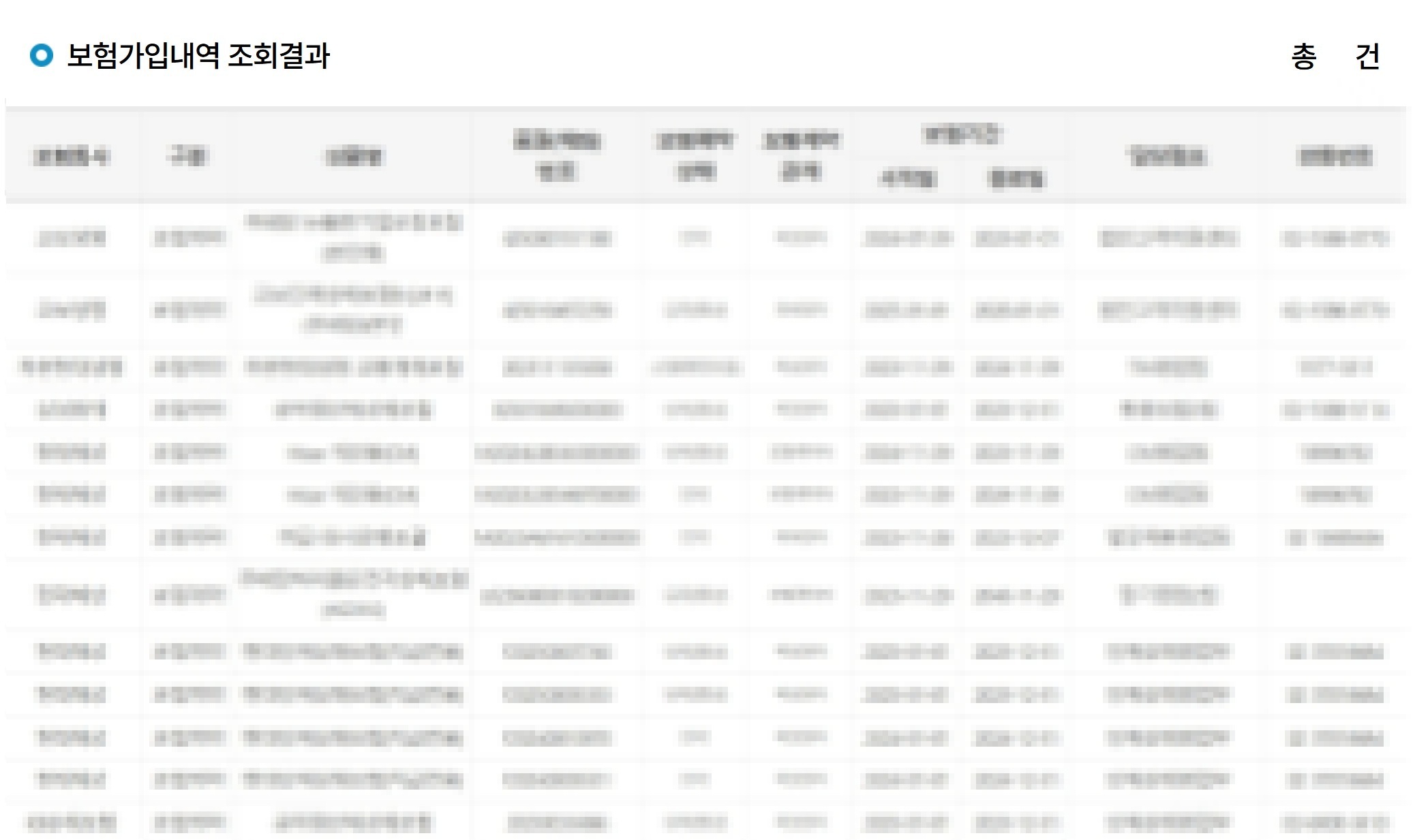 내 보험 찾기