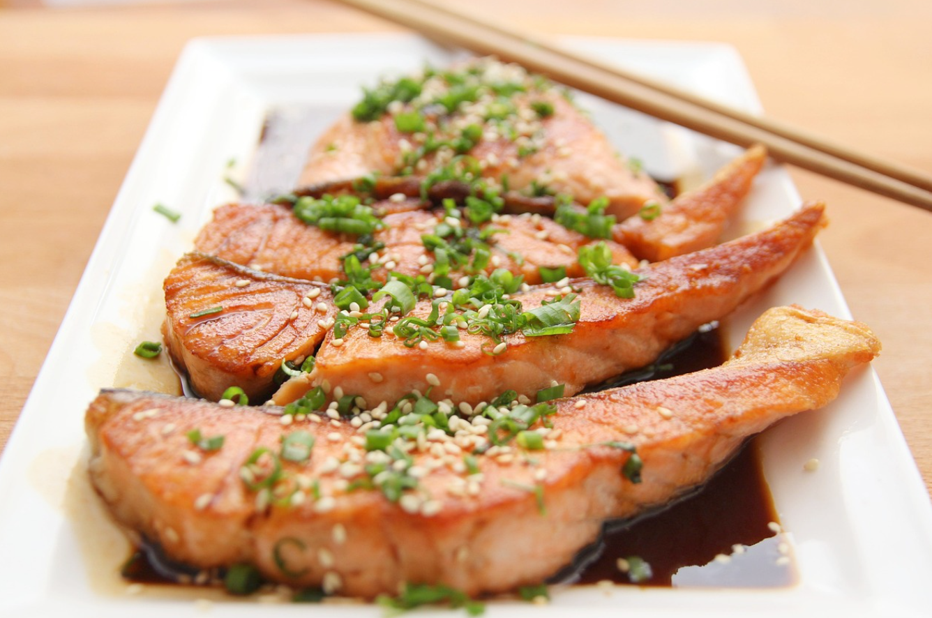 단백질 생선구이 연어
