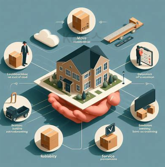 원룸이사-집과-사람-포장-자동차-사진