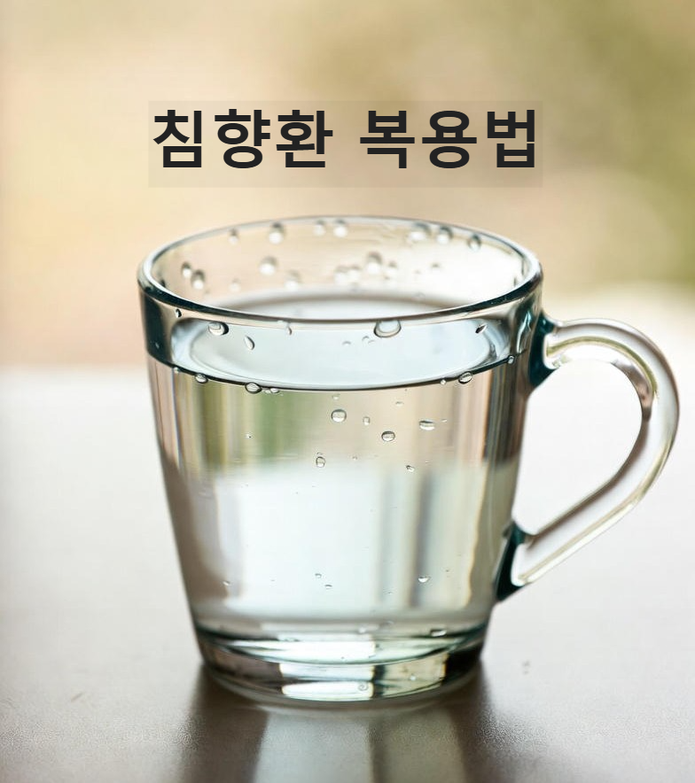침향환 복용법