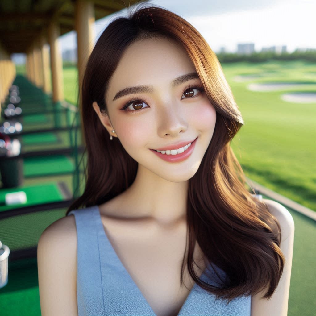 실외골프연습장 배경