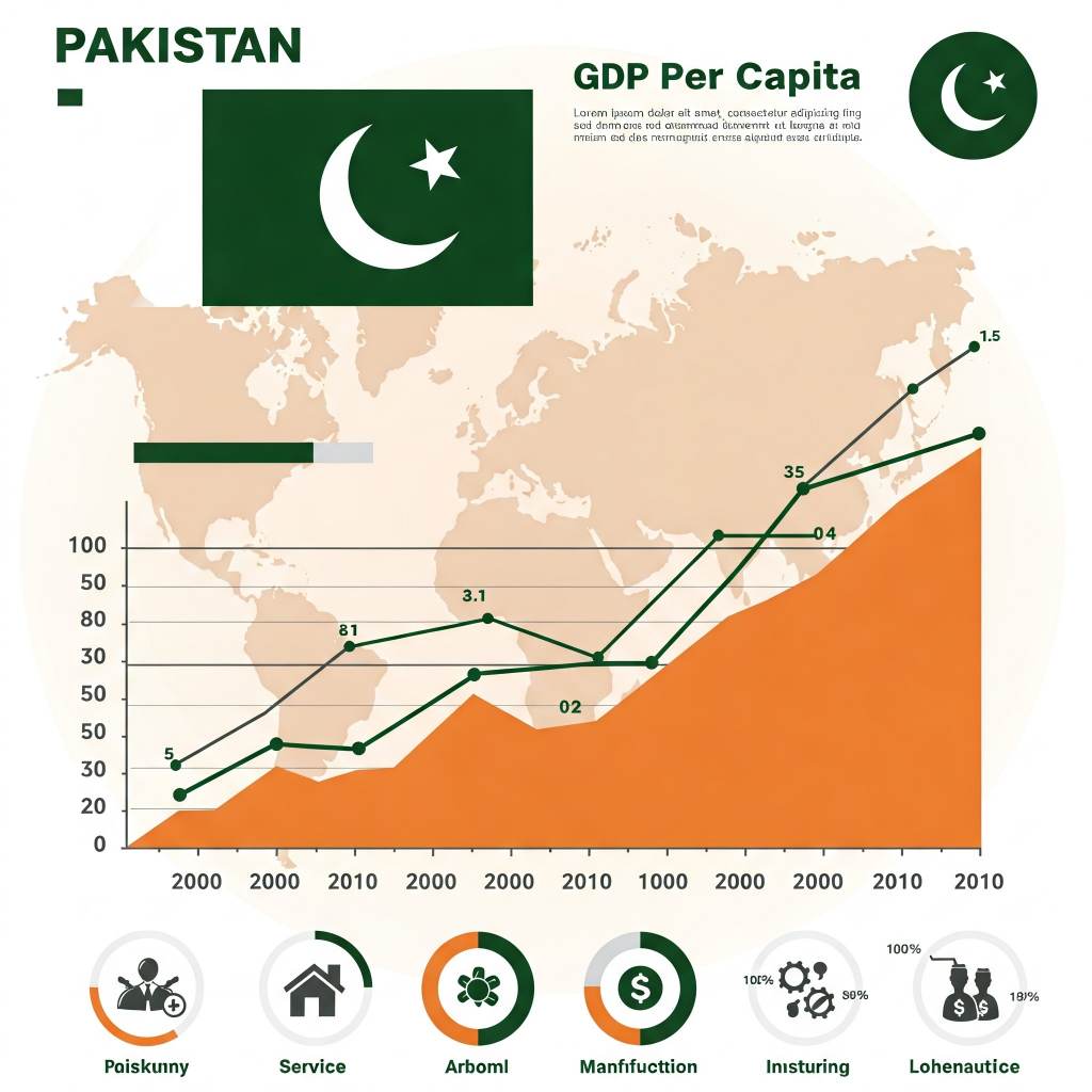 파키스탄 1인당 국민소득 &ndash; 2025년 최신 통계와 경제 분석