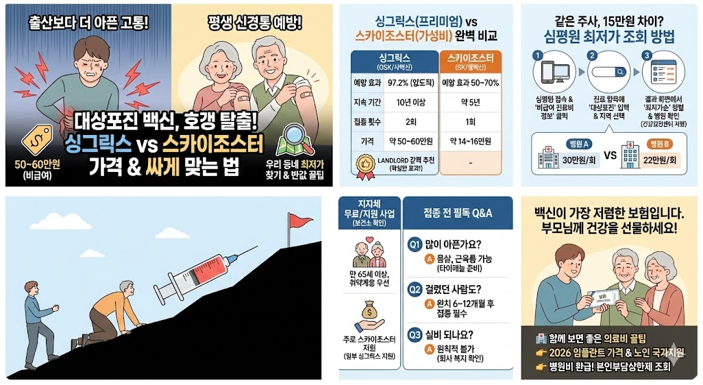 대상포진 예방접종 가격