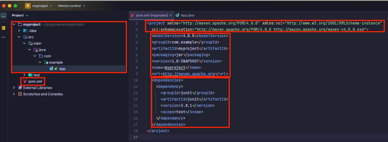 처음 프로젝트 구성 확인