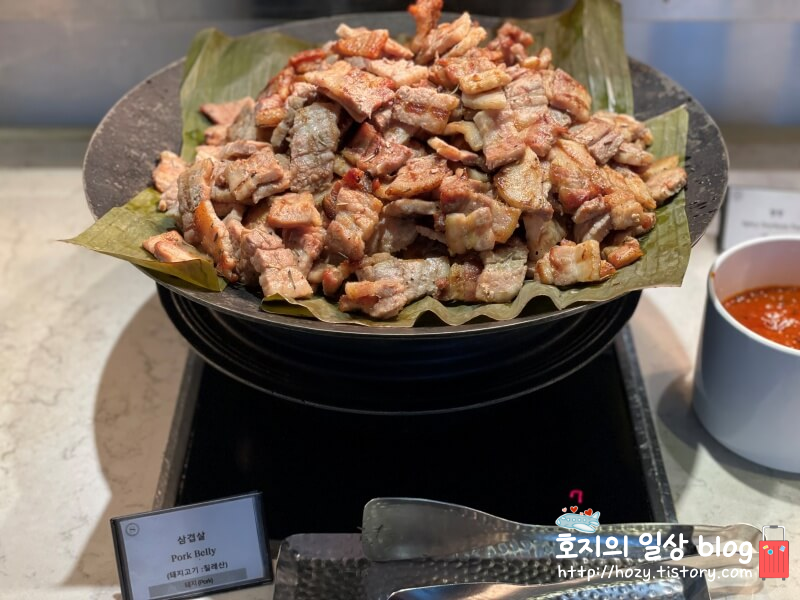 송도 쉐라톤 조식당 뷔페메뉴