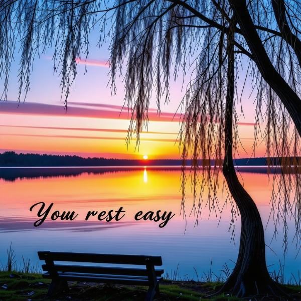 You can rest easy 맘 편히 쉬어 영어로