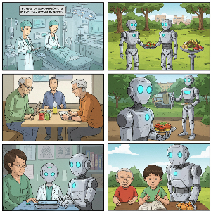 인간과 로봇이 함께하는 시대