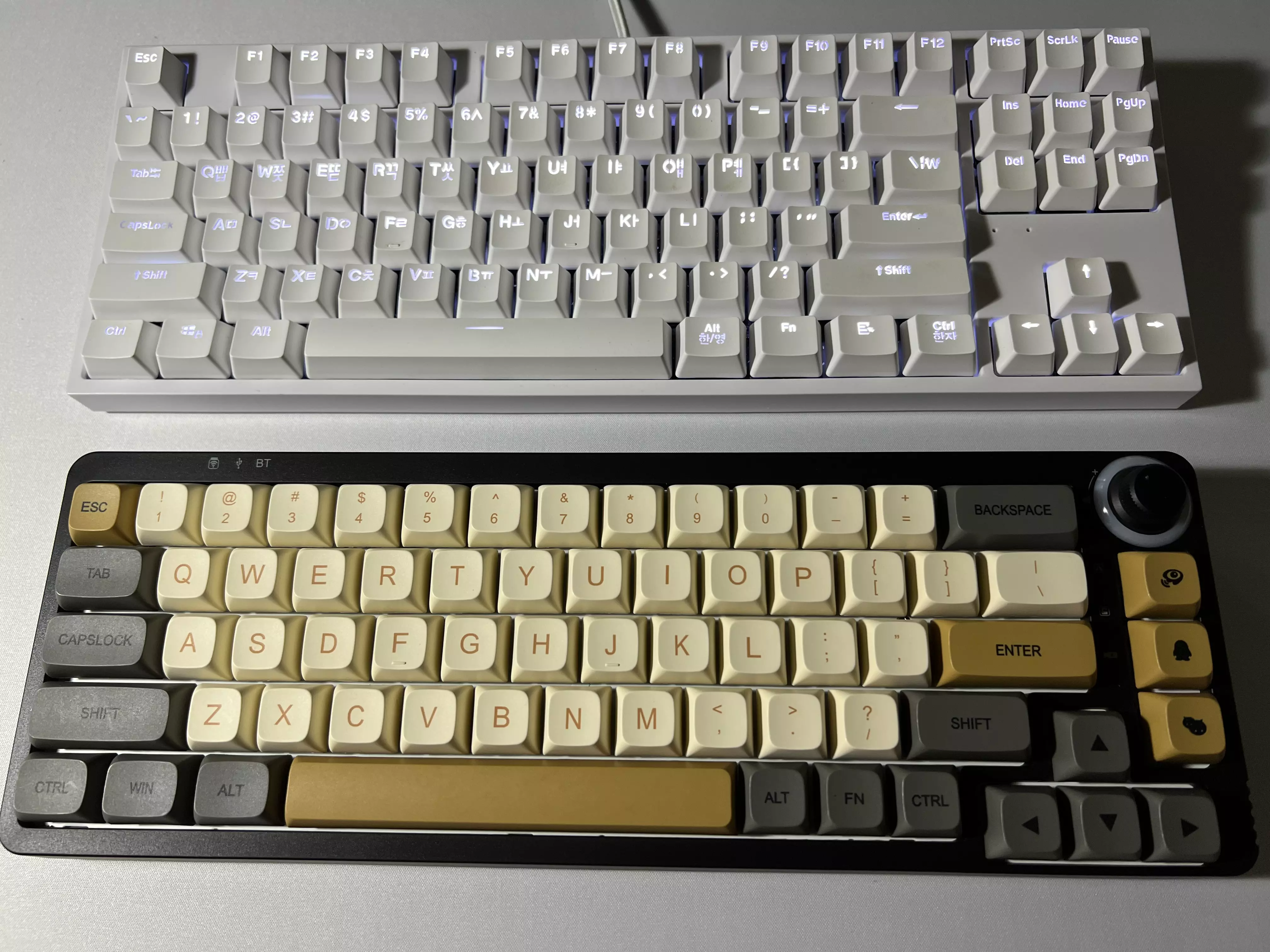 앱코 CK87 VS KF068