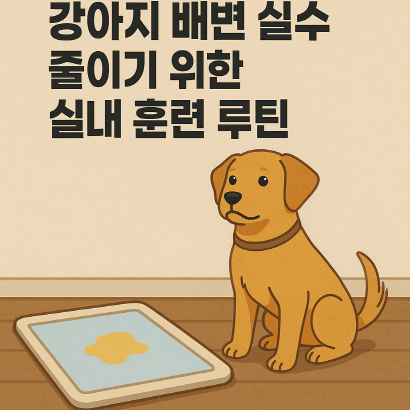 초보 보호자를 위한 강아지 배변 루틴 훈련법