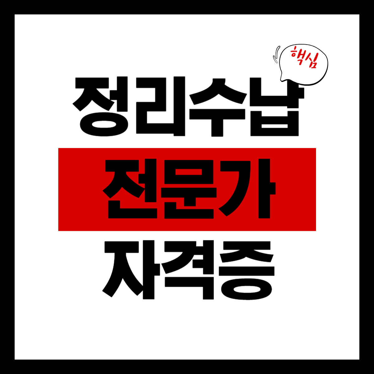 정리수납전문가