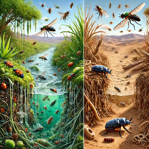 환경이 곤충의 성장에 미치는 영향