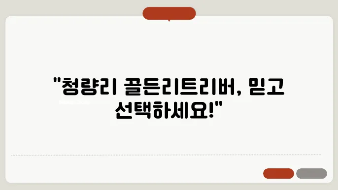 골든리트리버의 훈련과 교육