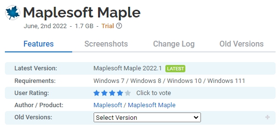 Maplesoft-Maple