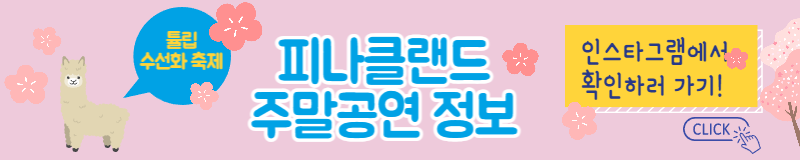 피나클랜드 튤립 수선화 봄꽃 축제 불꽃축제