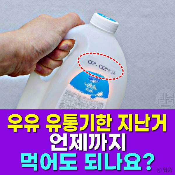 우유 유통기한 지난거 먹어도 되나요,팁줌