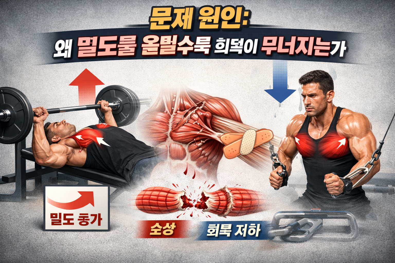 문제 원인:
왜 밀도를 올릴수록 회복이 무너지는가