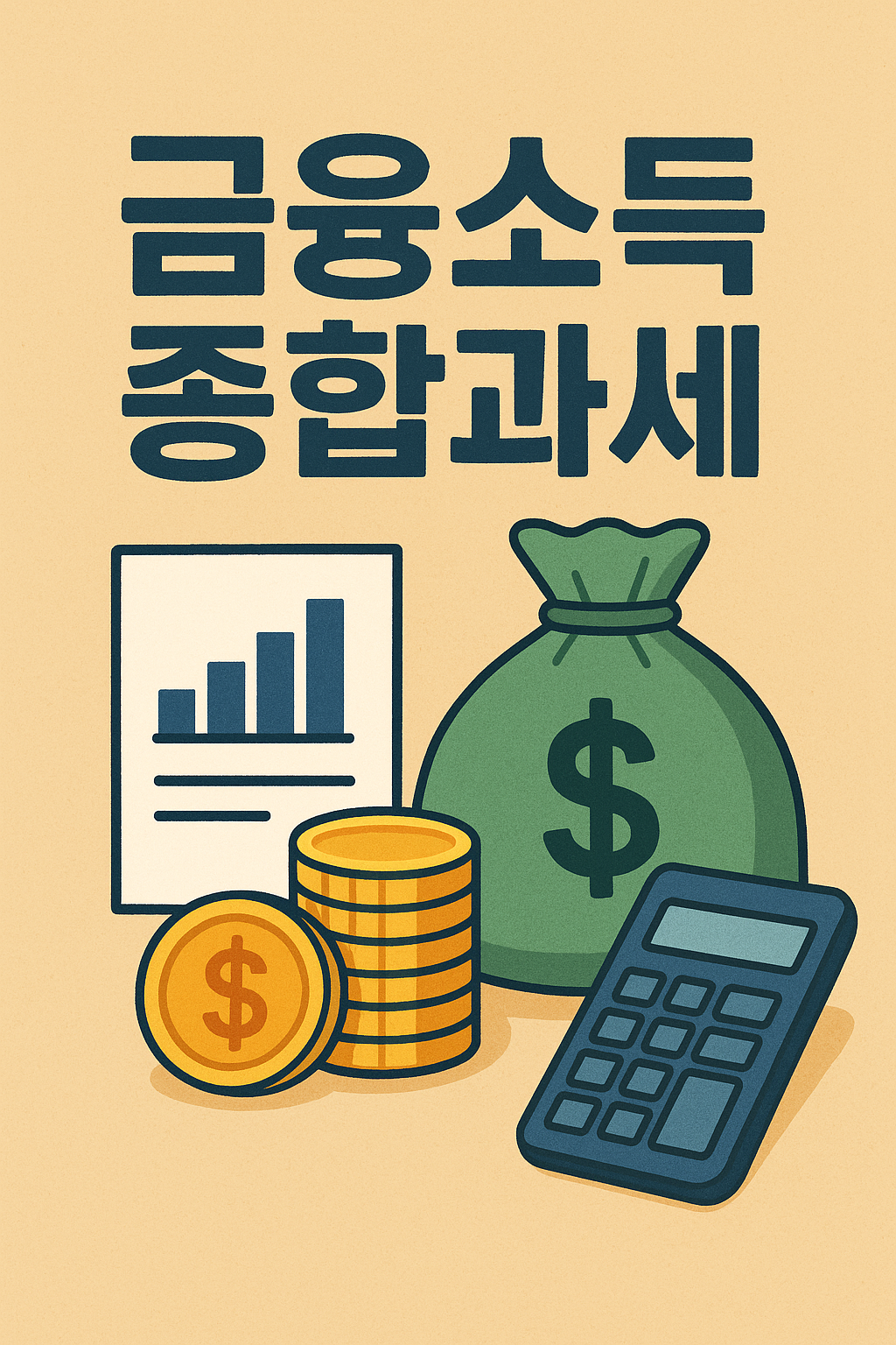 금융소득 종합과세 문구 이미지