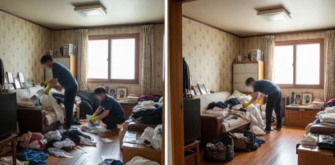 부여 고독사청소 및 정리