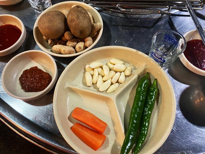 청사포끝집-고추-감자-마늘