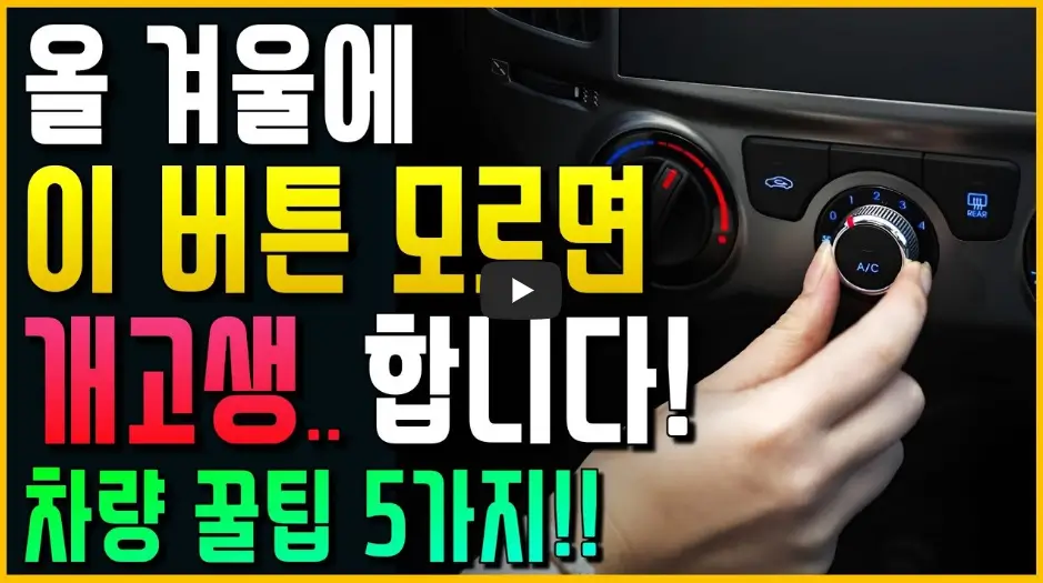 차량 꿀팁 영상