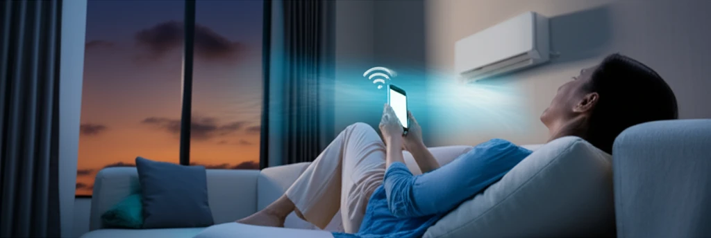 음성 제어, 원격 설정 스마트 에어컨
