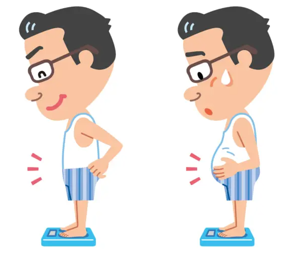 배가 나온 남성