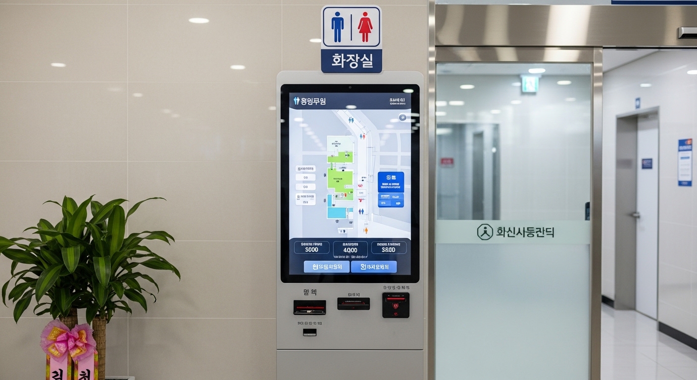 카페 화장실 이용 2000원?