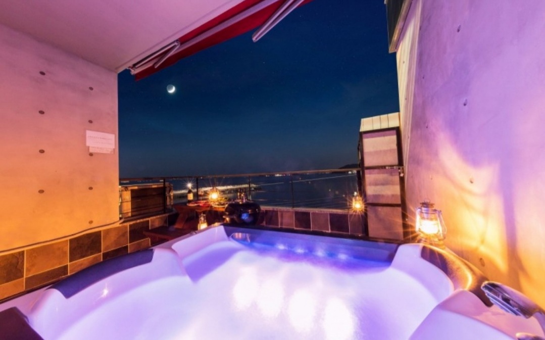 거제 더끌림 스파 야경