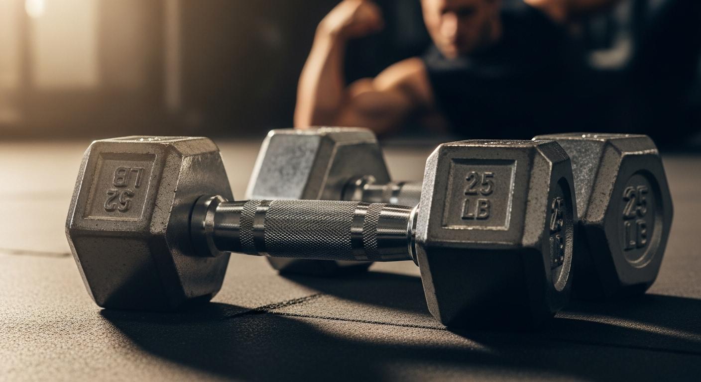 팔뚝살 아령 무게