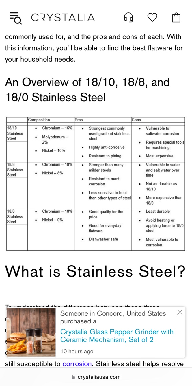 스테인리스-종류표