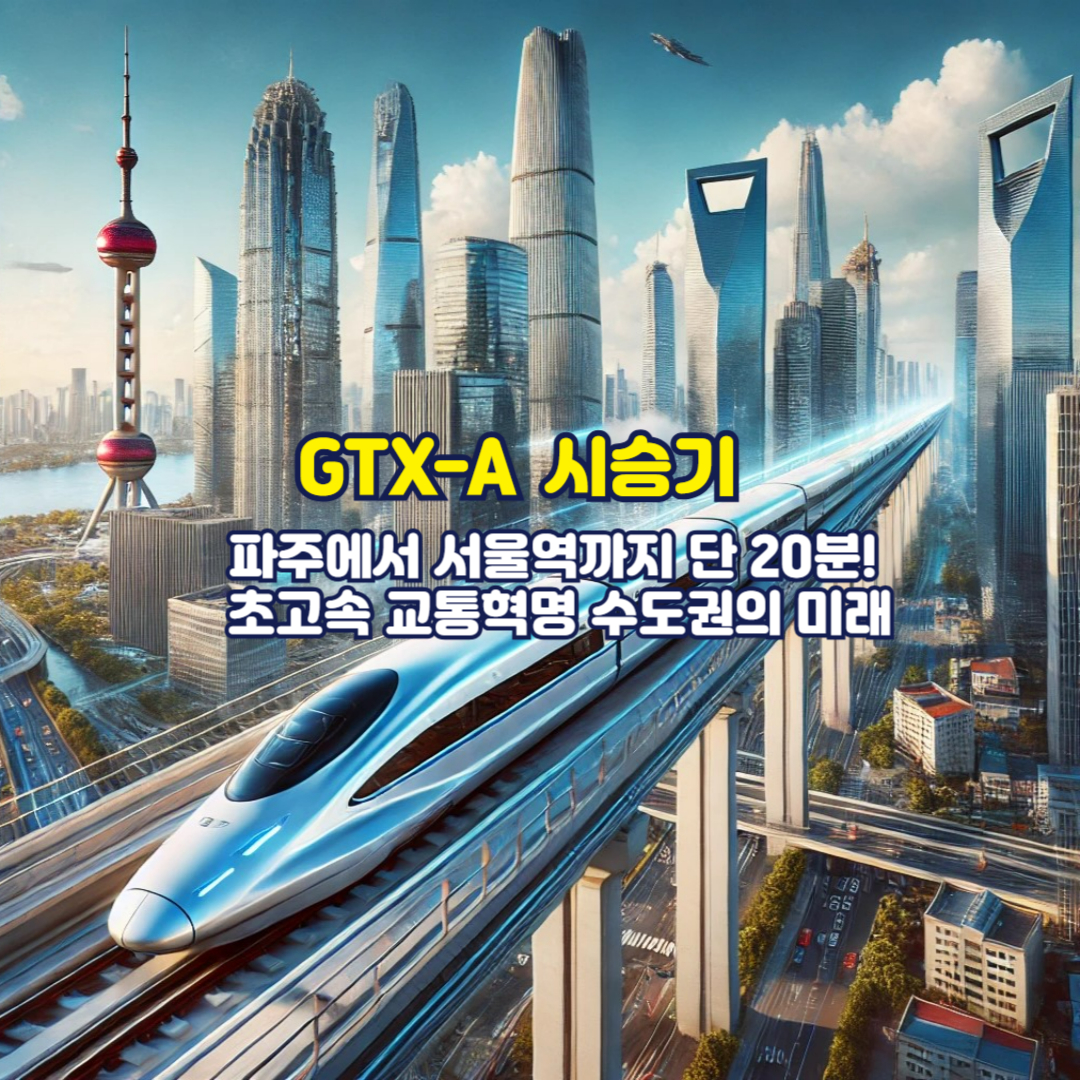 GTX-A 시승기: 파주에서 서울역까지 단 20분! 초고속 교통혁명 수도권의 미래