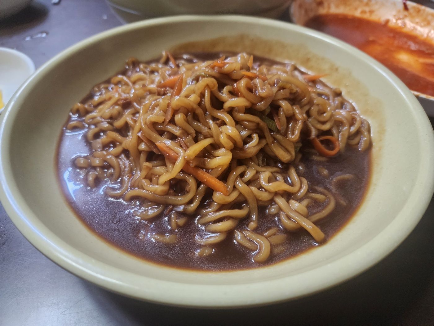 사천 할매샌드위치 짜파게티